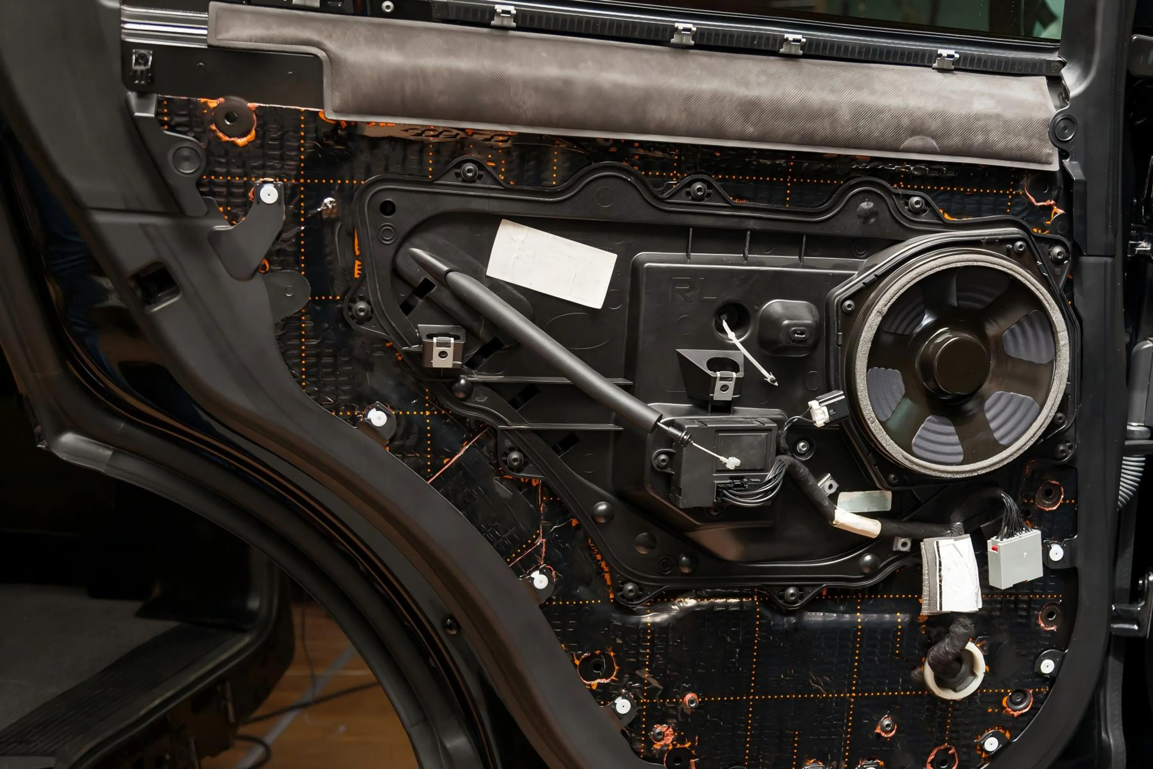 car door's interior structure